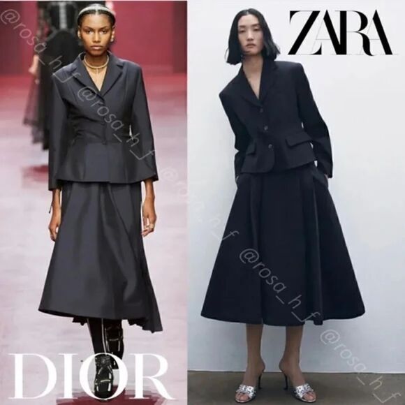 ZARA ZARAWOOL TAILORED BLAZER - Picture 7 of 12